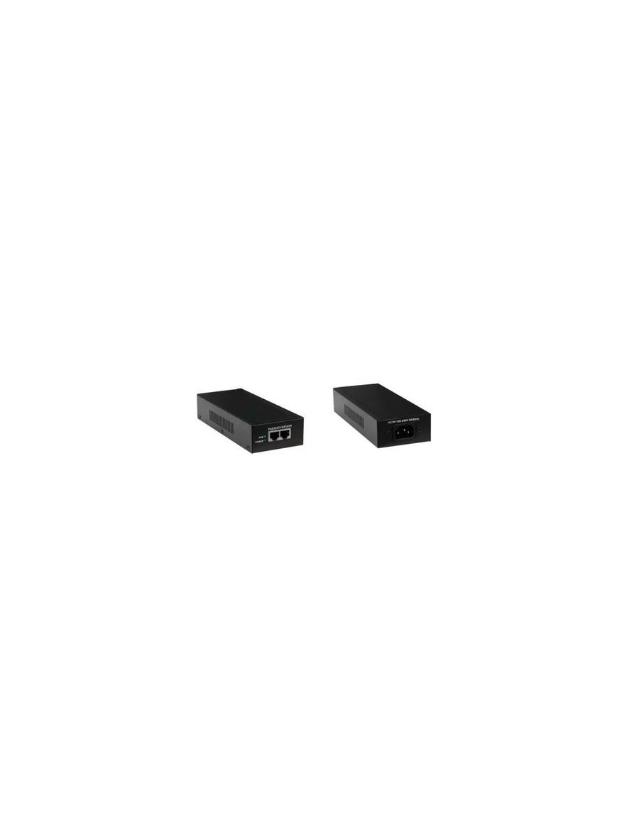 Gigabit Power over Ethernet (PoE) 52V, 1.25Amp 65 Watt (2 x RJ45) & Cord.