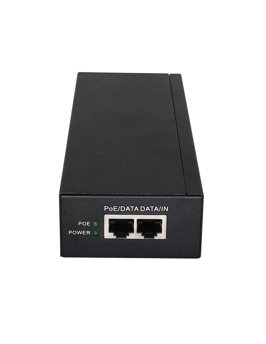 Gigabit Power over Ethernet (PoE) 55V, 1.63Amp 90 Watt (2 x RJ45) & Cord.