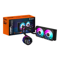 Gigabyte AORUS Waterforce X II 240 AIO Liquid CPU Cooler Black 240mm LCD Display ARGB Fans LGA1851 AM5 6-Year - Image 5