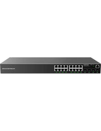 Grandstream Enterprise L2 16 port Managed GbE PoE+ Switch 240W | GWN7802P