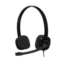 Logitech H151 Wired Stereo Headset with Boom Mic