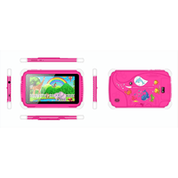 VGKE 7" IPS Kids Tablet - Mediatek MT6735 CPU, 1GB RAM, 16GB Storage, 3G + Wifi, Bluetooth 4.0, Android - Pink