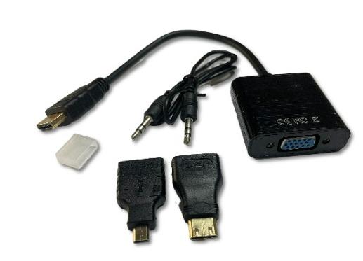 3 in 1 HDMI to VGA with Audio Converter