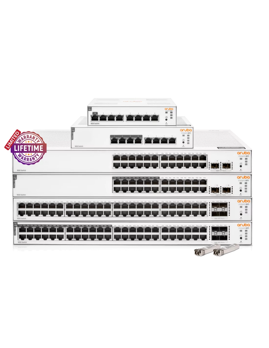 HPE Networking Instant On 1830 8 port Gb Switch | ARU-IO-SW18308G
