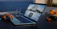 HUAWEI MateBook 14 (2024) laptop in use on desk