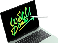 HUAWEI MateBook 14 (2024) touchscreen with stylus, keyboard view