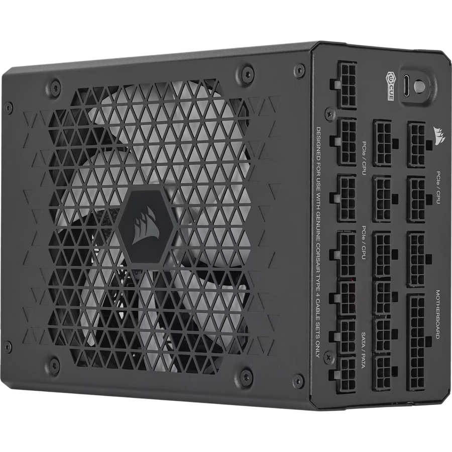 Corsair HX1200i 1200W 80 PLUS Platinum Fully Modular ATX PSU ATX 3.1 iCUE Zero RPM