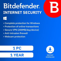 Bitdefender Internet Security 1 Device 1-Year Subscription Download | Promo Discounted License - Image 2