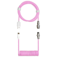 Cooler Master KB Coiled Cable; Double-Sleeved; Magenta; Type C