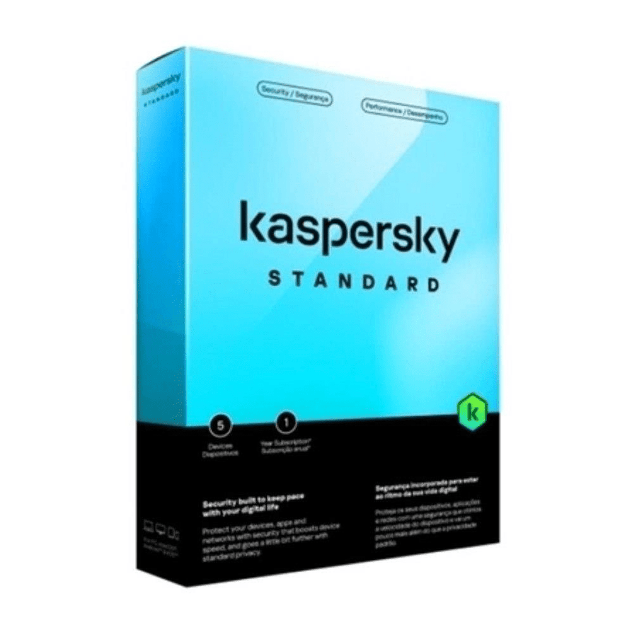 Kaspersky Standard 5-Device 1 year Base Download Pack - South African Edition