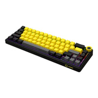 LORGAR KBP70MW, Wireless 65% Mechanical Gaming Keyboard Pro, Black/yellow, EN layout - Image 3