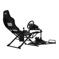 LORGAR FLEX RAF1, Sim Racing Cockpit Advanced, Foldable, 150x72x113 cm-playing, 38x72x126cm-folded, Black - Image 3