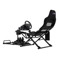 LORGAR FLEX RAF1, Sim Racing Cockpit Advanced, Foldable, 150x72x113 cm-playing, 38x72x126cm-folded, Black - Image 2
