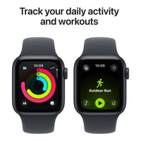Apple Watch SE 3 GPS 40mm Midnight Aluminium Case with Midnight Sport Band - S/M, Model A3324 - Image 2