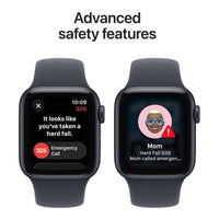 Apple Watch SE 3 GPS + Cellular 40mm Midnight Aluminium Case with Midnight Sport Band - S/M,Model A3326 - Image 3
