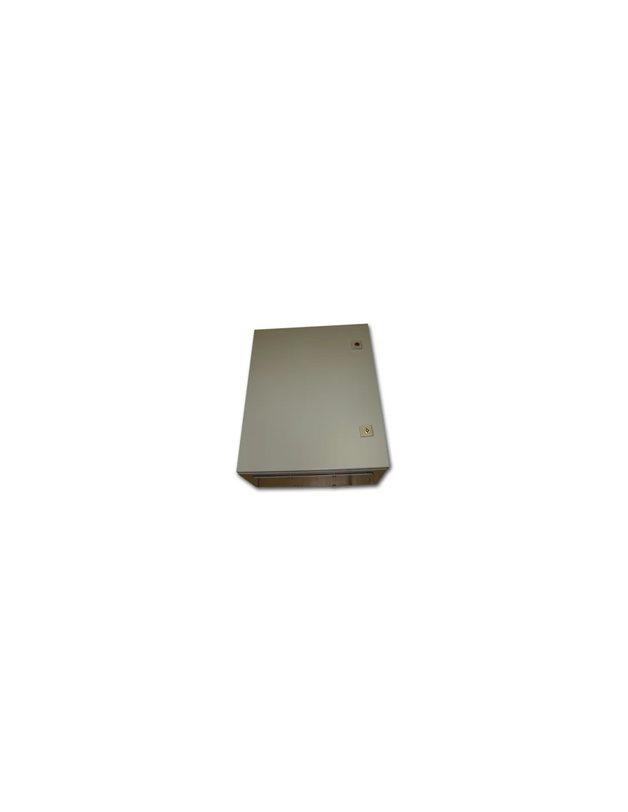 Metal IP55 Weatherproof Enclosure (500x400x210), Beige, Surface Mount Lockable Doors