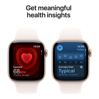 Apple Watch Series 11 GPS 42mm Rose Gold Aluminium Case with Light Blush Sport Band - S/M,Model A3331 - Image 3