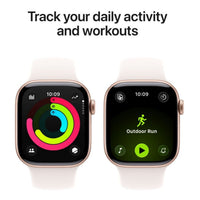 Apple Watch Series 11 GPS 42mm Rose Gold Aluminium Case with Light Blush Sport Band - S/M,Model A3331 - Image 2