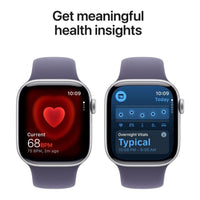 Apple Watch Series 11 GPS 46mm Silver Aluminium Case with Purple Fog Sport Band - S/M,Model A3333 - Image 5