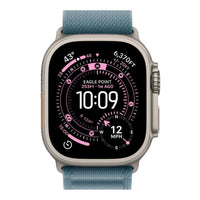 Apple Watch Ultra 3 GPS + Cellular 49mm Natural Titanium Case with Light Blue Alpine Loop - Medium