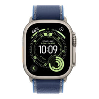 Apple Watch Ultra 3 GPS + Cellular 49mm Natural Titanium Case with Blue/Bright Blue Trail Loop - S/M,Model - Image 4