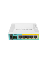 MikroTik hEX PoE - Desktop PoE Router with 5 Gb, 1 SFP and 1 USB port