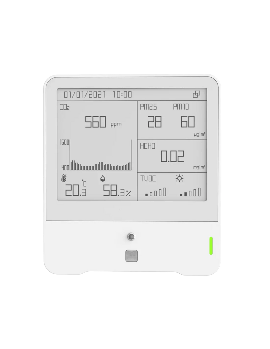 Milesight Indoor Ambience Monitor - Temp, Humidity, PIR, Light, TVOC, CO2, Barometric