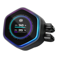 Cooler Master MasterLiquid Atmos II 360 AiO CPU Cooler LCD Display ARGB Black LGA1851 AM5 - Image 2