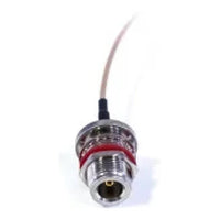 MMCX(m) 90 Deg. to N(f) Bulkhead - 300mm Pigtail, RG174 - Image 2
