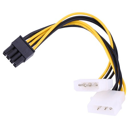 2 X MOLEX (4P) TO 8PIN Gfx