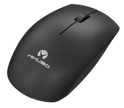 Mikuso 2.4 Hz, WIRELESS,1200DPI, Black Mouse