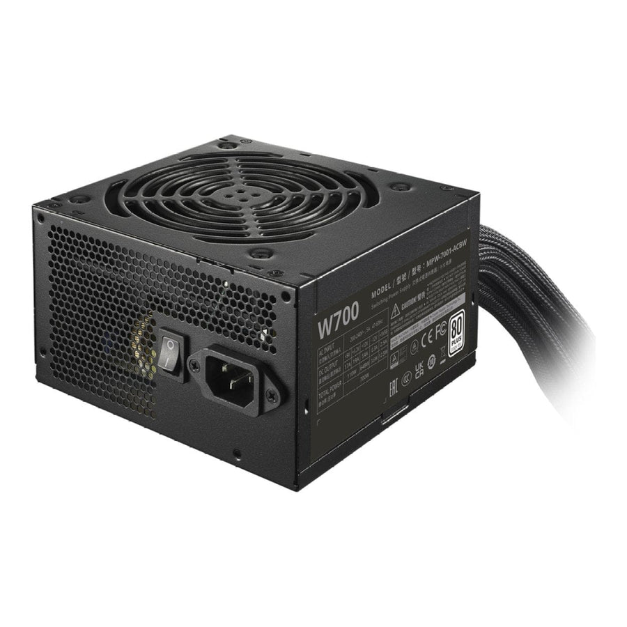 Cooler Master Elite NEX White 700W 230V ATX PSU 80 Plus 120mm Fan Black Non-Modular