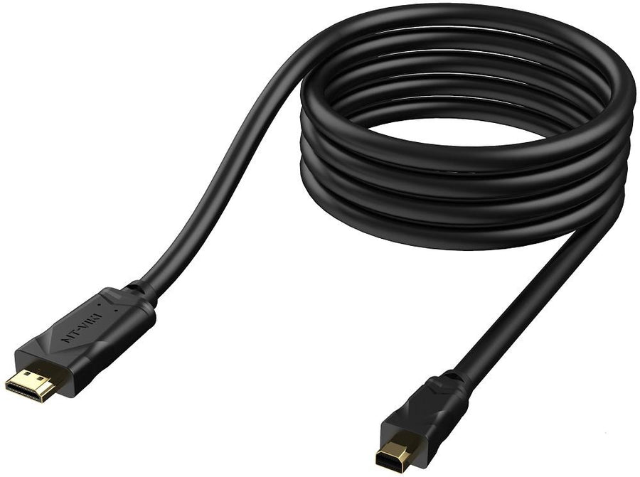 Mt-viki 3M Mini DP to HDMI Converter Cable