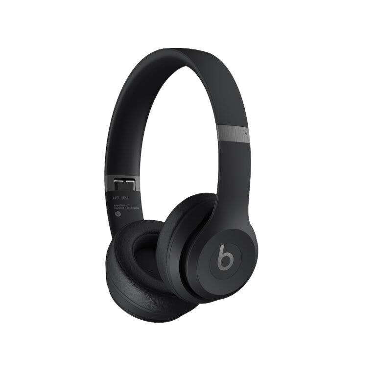 Beats Solo4 Wireless Headphones - On-Ear Wireless Headphones - Matte Black, Model A3140 - Image 2