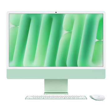 24-inch iMac with Retina 4.5K display: Apple M4 chip with 10 core CPU and 10 core GPU, 16GB Green