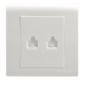 RJ45 & RJ11 Faceplate