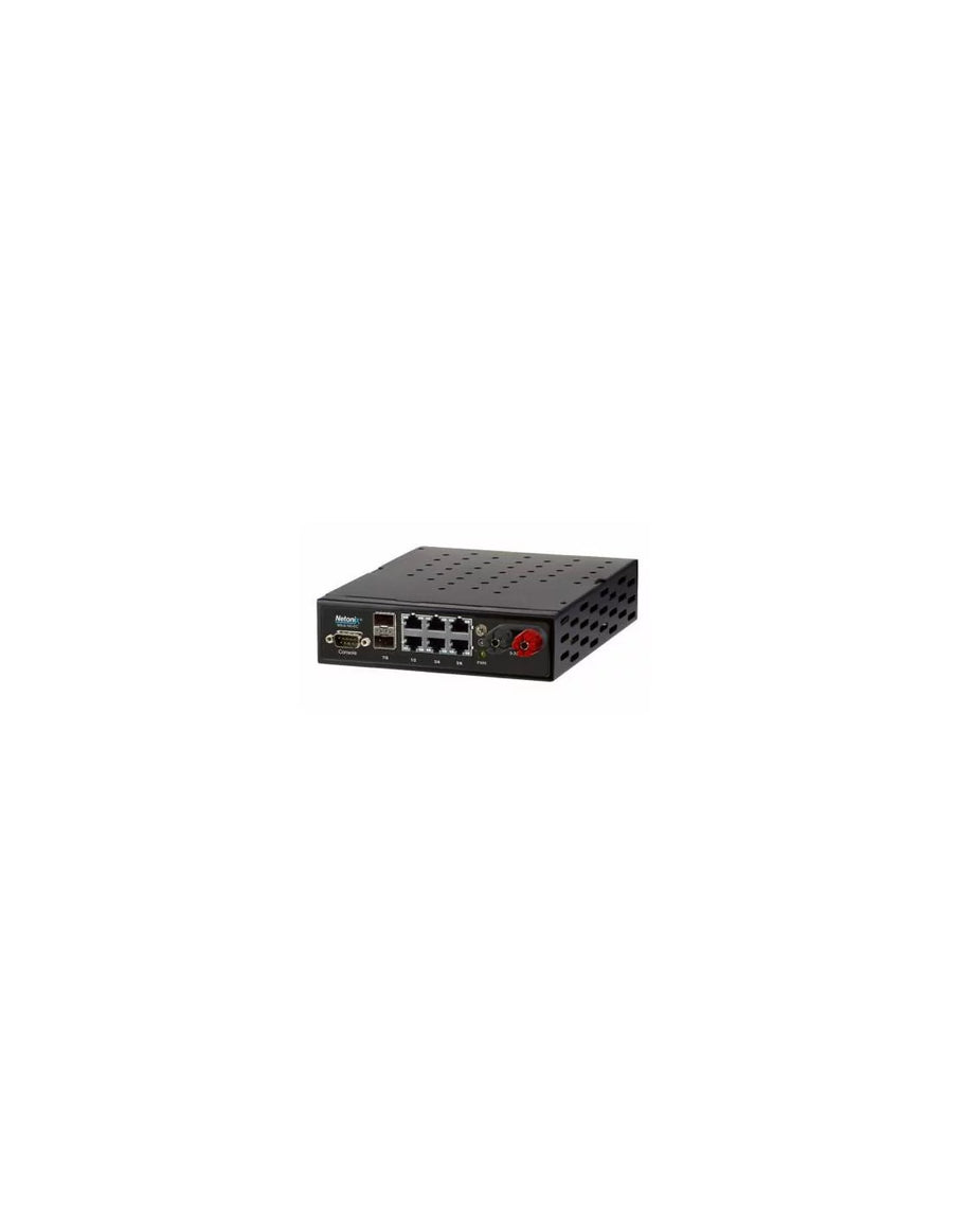 Netonix 6-Port Managed PoE Switch 24V-48V DC PoE + 2SFP Uplink Ports 150W | NTX-WS-8150-DC