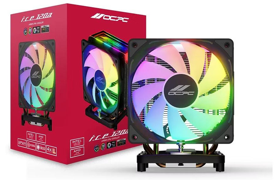 OCPC Ice 120 ARGB CPU Air Cooler