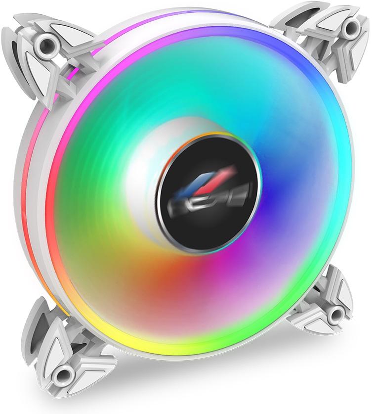 OCPC Velocita 120P ARGB Fan 120mm PWM White