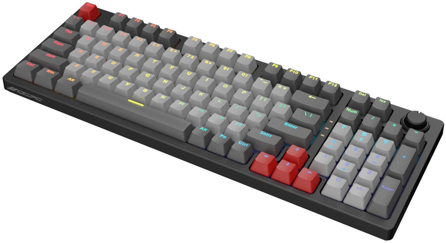 OCPC Zero Compact Gaming Keyboard Light Grey