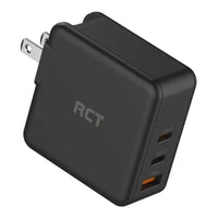 RCT 65W GaN Fast Charging Travel Kit EU UK SA Adapter Plugs and Cable