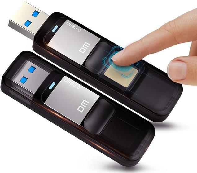 Dm 32GB USB3.0 Fingerprint Encryption Fla