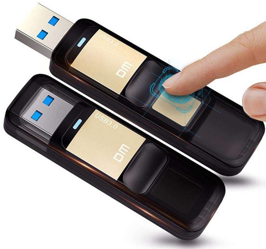 Dm 64GB USB3.0 Fingerprint Encryption Fla