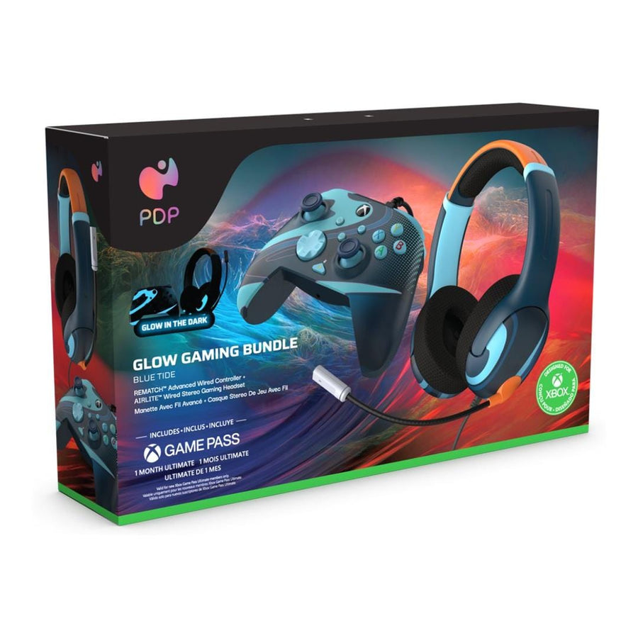 Rematch Controller + Airlite Wired Headset Bundle Blue - 1