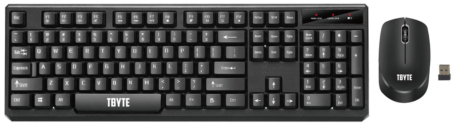 Tbyte Wireless Keyboard & Mouse Combo