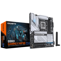 Gigabyte B860 Gaming X WiFi 6E ATX Motherboard Intel LGA1851 B860 DDR5 4-DIMM 3x M.2 HDMI USB4