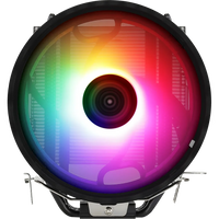 Aerocool Rave 4 ARGB CPU Air Cooler 4x 6mm Heat Pipes 120mm ARGB PWM Fan TDP 130W LGA1700 AM5