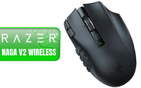 Razer Naga V2 HyperSpeed - Wireless MMO Gaming Mouse