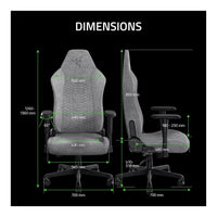 Iskur V2 X - Light Grey Fabric - 4