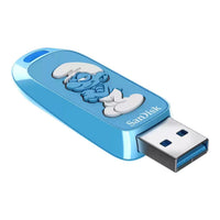 SanDisk Smurf USB Flash Drive 64GB, Up to 130MB/s